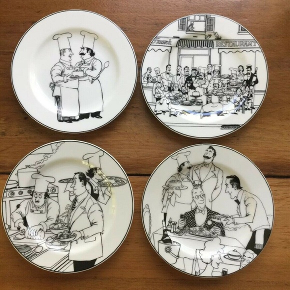 Epoch Dining Epoch Le Restaurant Salad Plates Set Of 4 Poshmark
